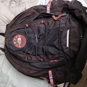North Face book bag